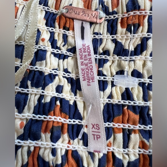 NEW FREE PEOPLE PALMA PRINTED FLORAL BOHO MIDI MAX DRESS XS - Picture 5 of 15